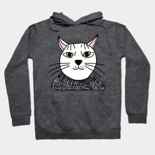 Portrait of Sweater Cat Hoodie